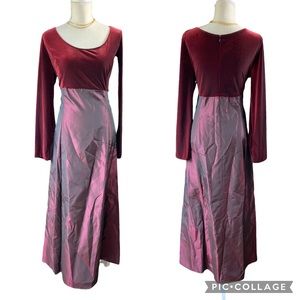 vintage plus size velvet gown size 20